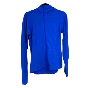 Lululemon Mist Over Windbreaker Size 6 Blazer Blue Tone